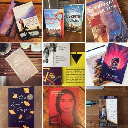 collage of books from Ruth Dawkins instagram